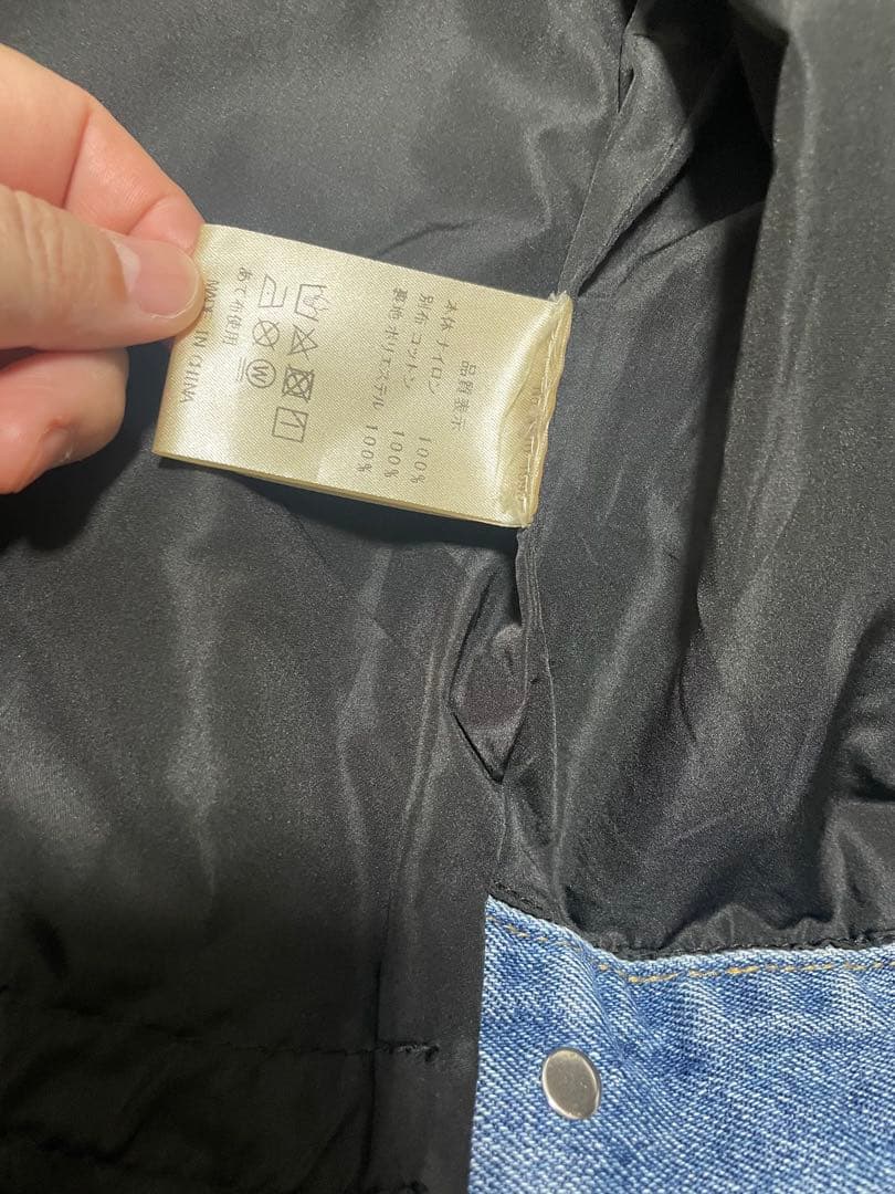 MICALLEMICALLE 異素材mix デニムジャケット /ブルゾン