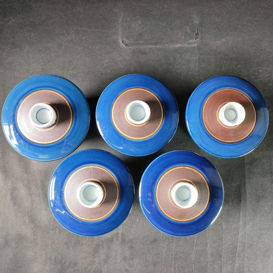 C5-2/館林源右衛門窯/蓋物蒸椀5客・小鉢5客/共箱/向付/銘々皿/飾皿