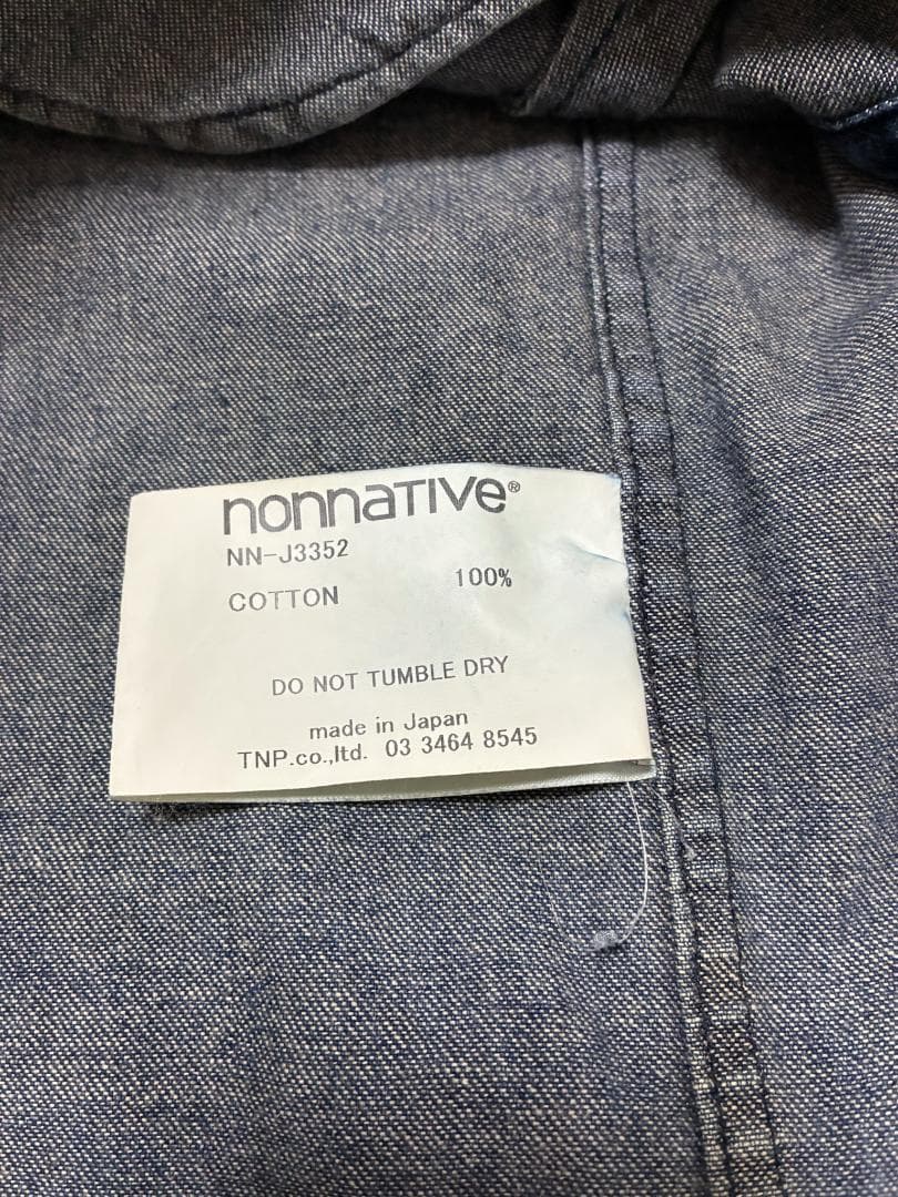 NONNATIVE　HANDYMAN PULLOVER　DENIM