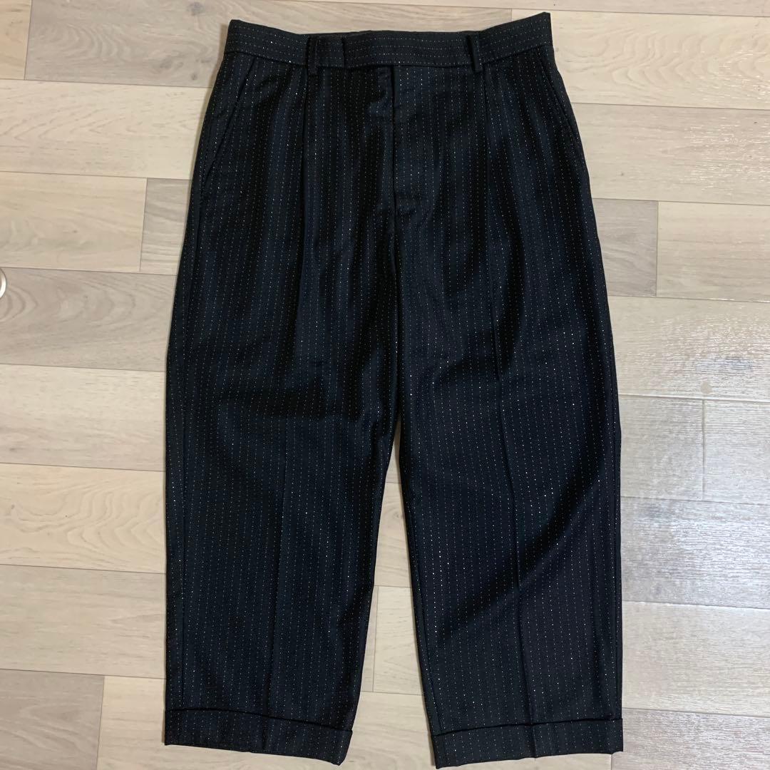ワコマリア pleated trousers DORMEUIL スラックス　L