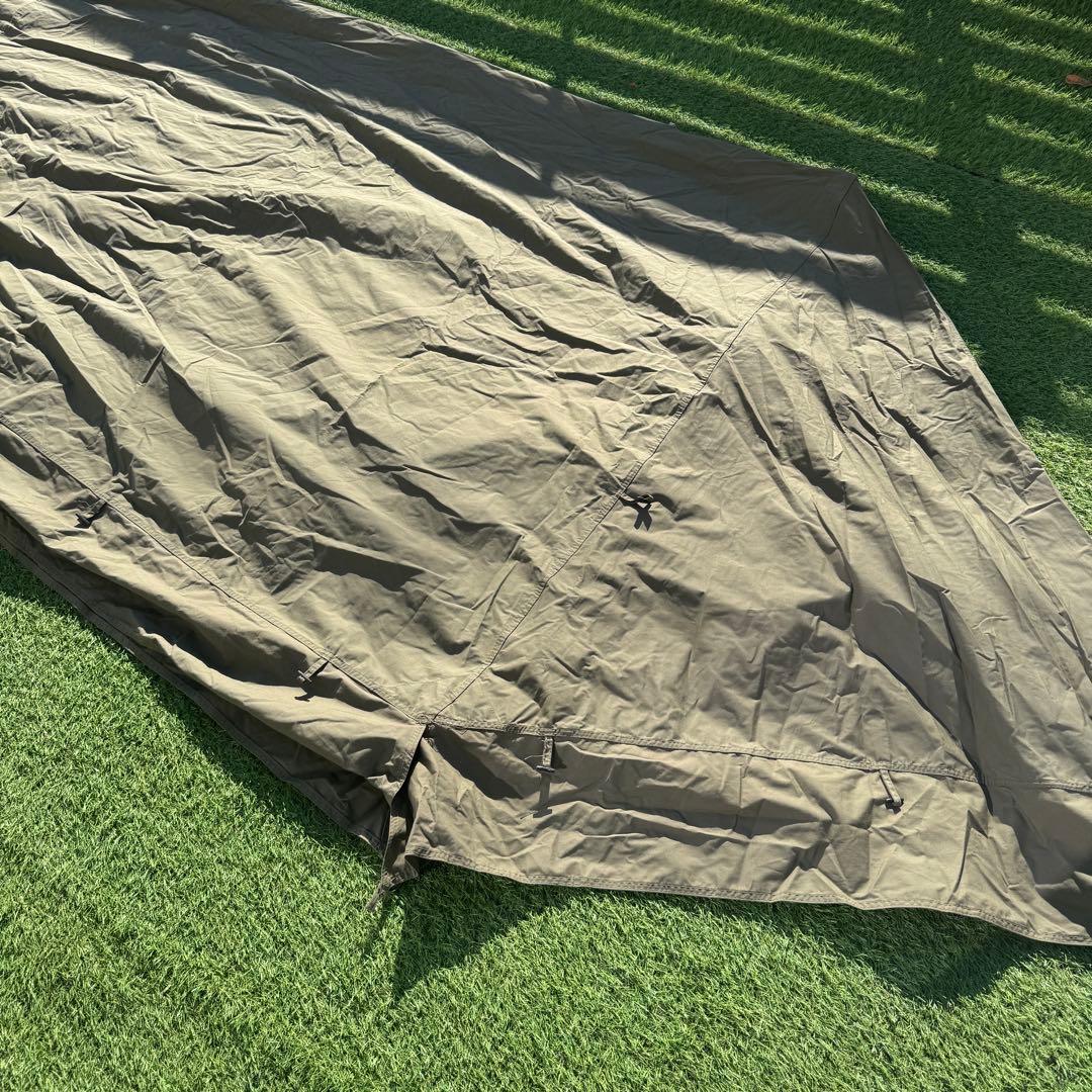 美品　バンドック ソロベースEX 二股ポール付き　カーキ