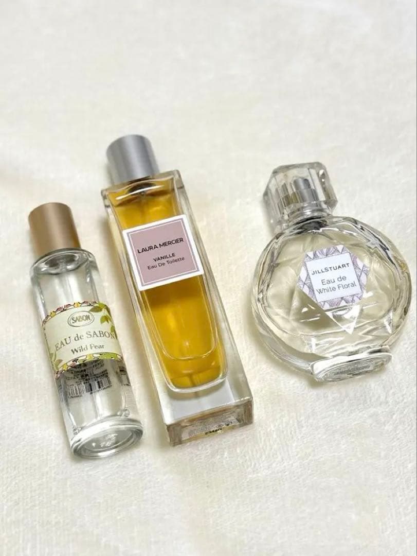 香水3点セット　ローラメルシエ　ジルスチュアート　サボン