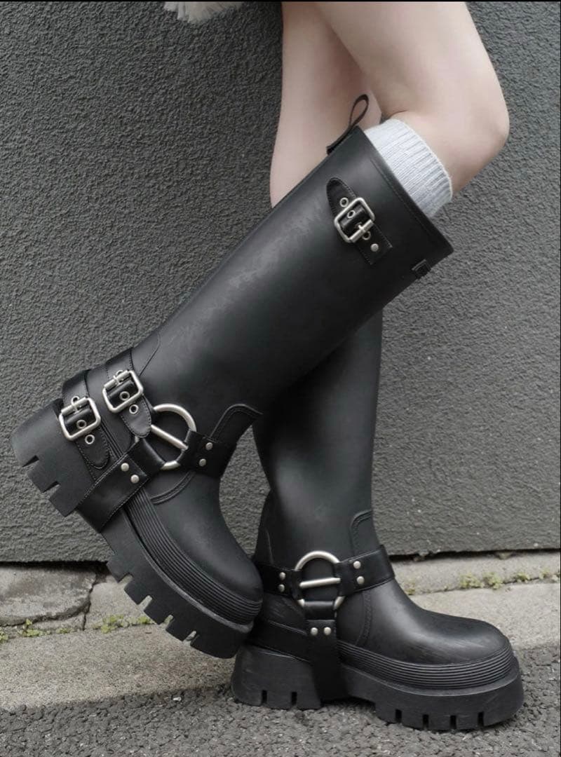 Darich♡ハーネスラバーブーツ