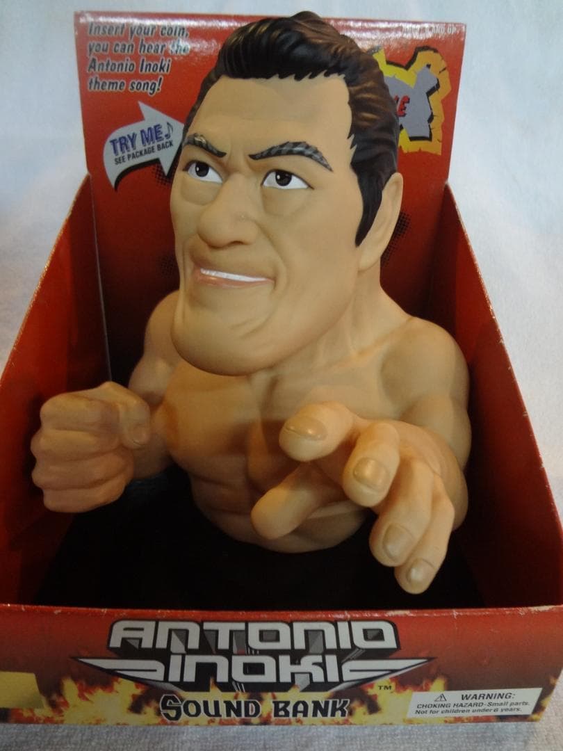 アントニオ猪木　2001版　 サウンドバンク　オリジナル貯金箱・箱入り・現状渡し
