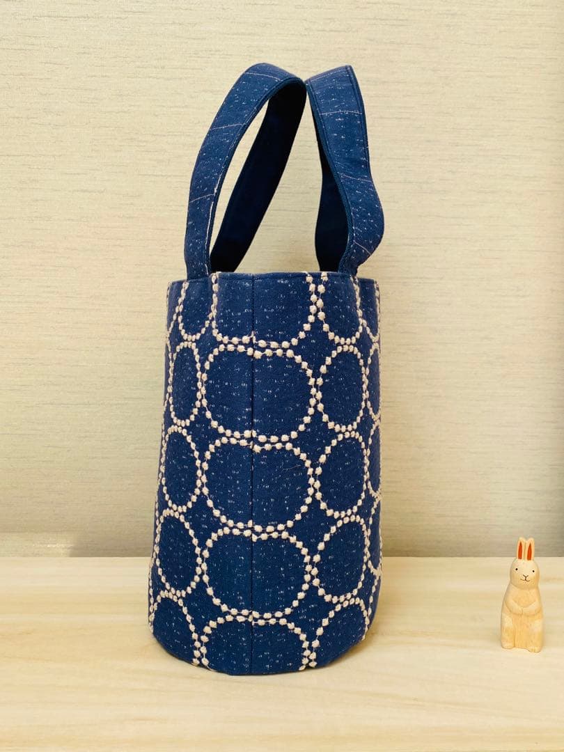 ミナペルホネン タンバリン ハンドメイドトートバッグ