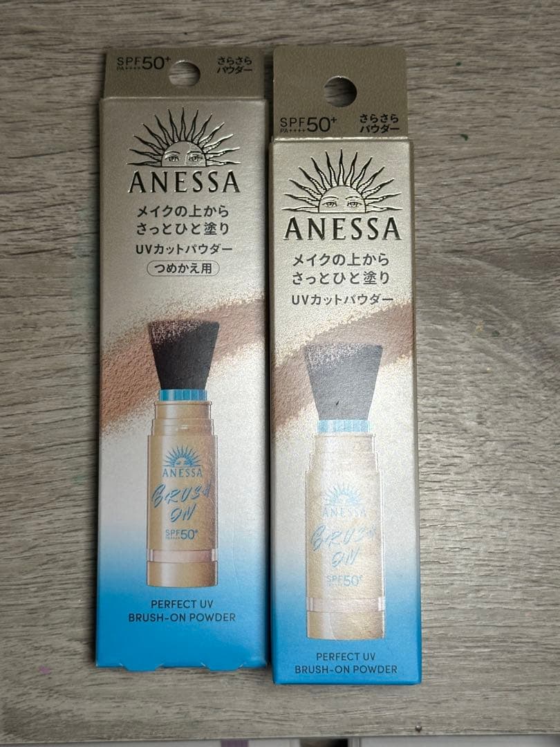 アネッサ　UVカットパウダー　本体 + つめかい。