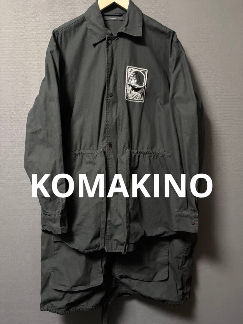 KOMAKINO ドッキングレイヤードシャツジャケット