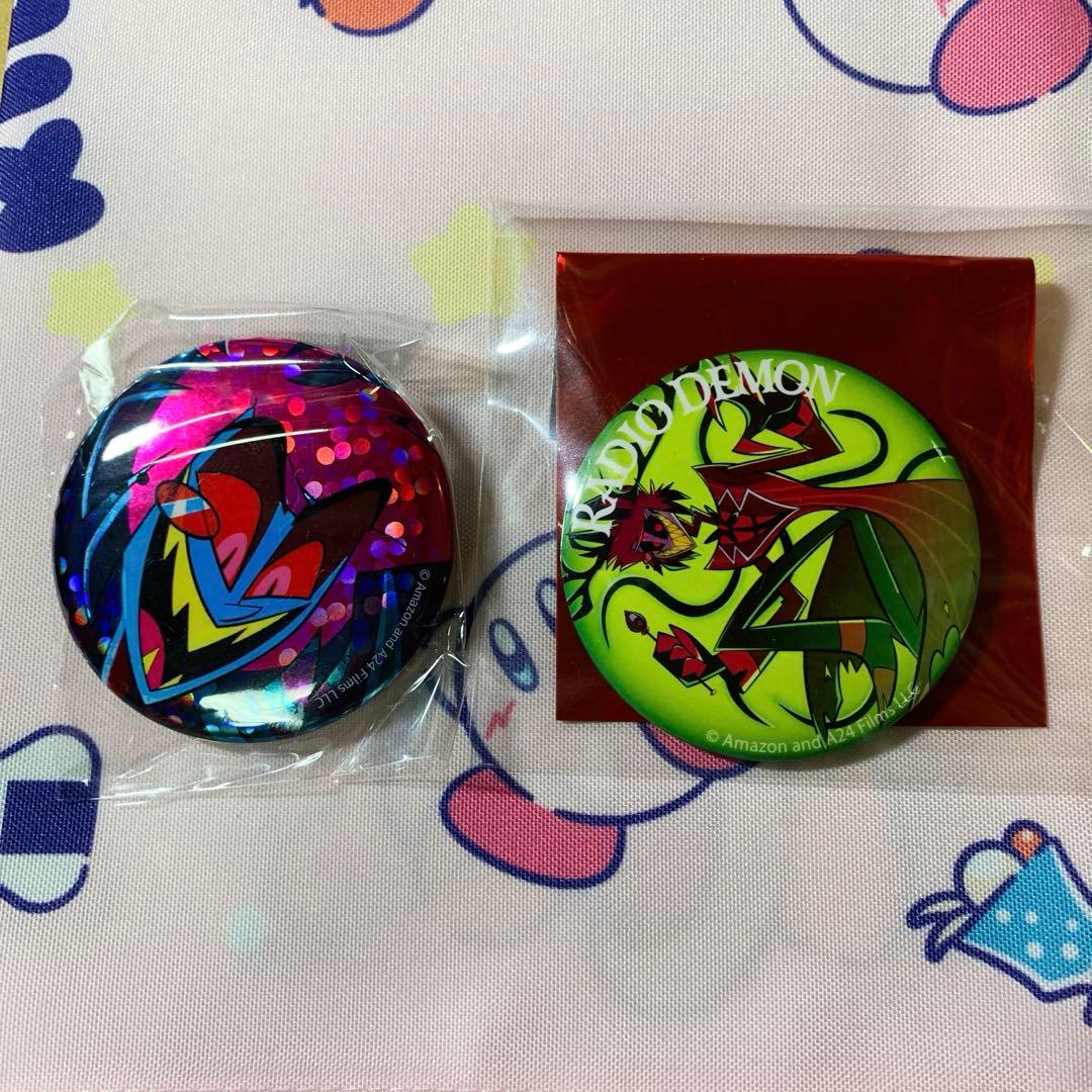 ハズビンホテル　アラスター　缶バッジ　２点セット