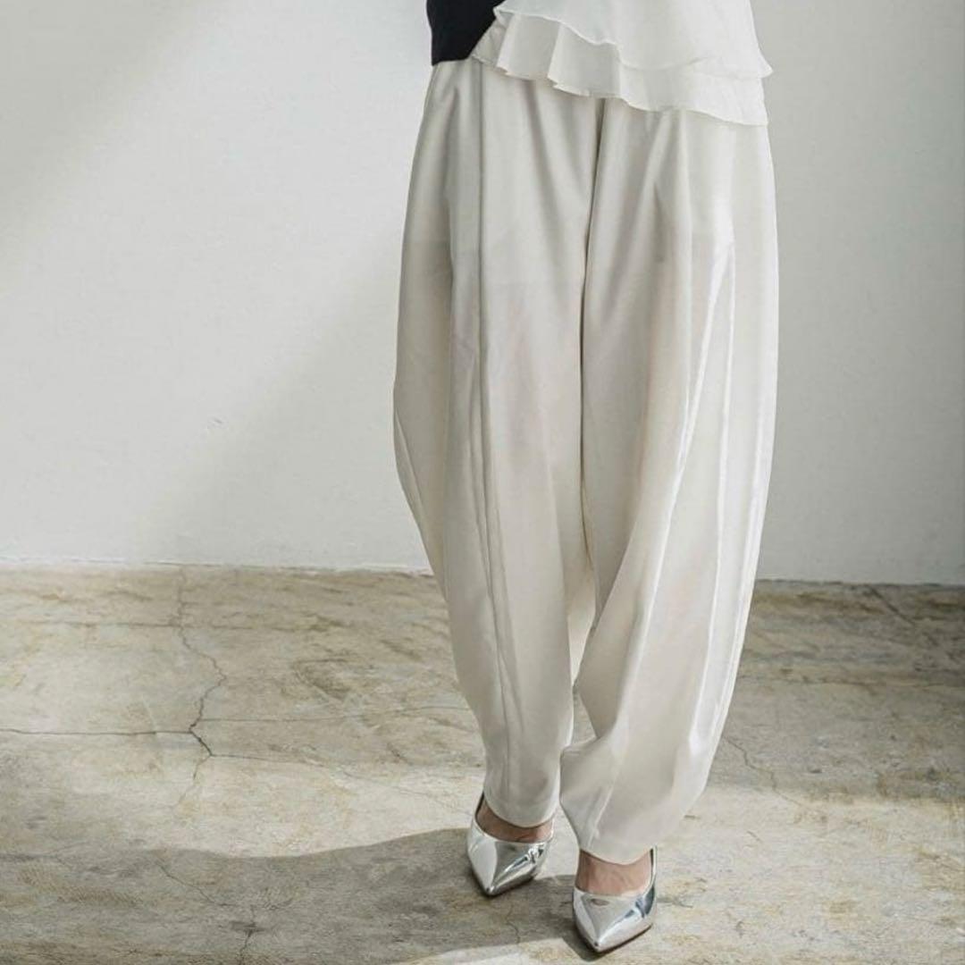 リグドット　Lig. コクーンパンツ　ホワイト