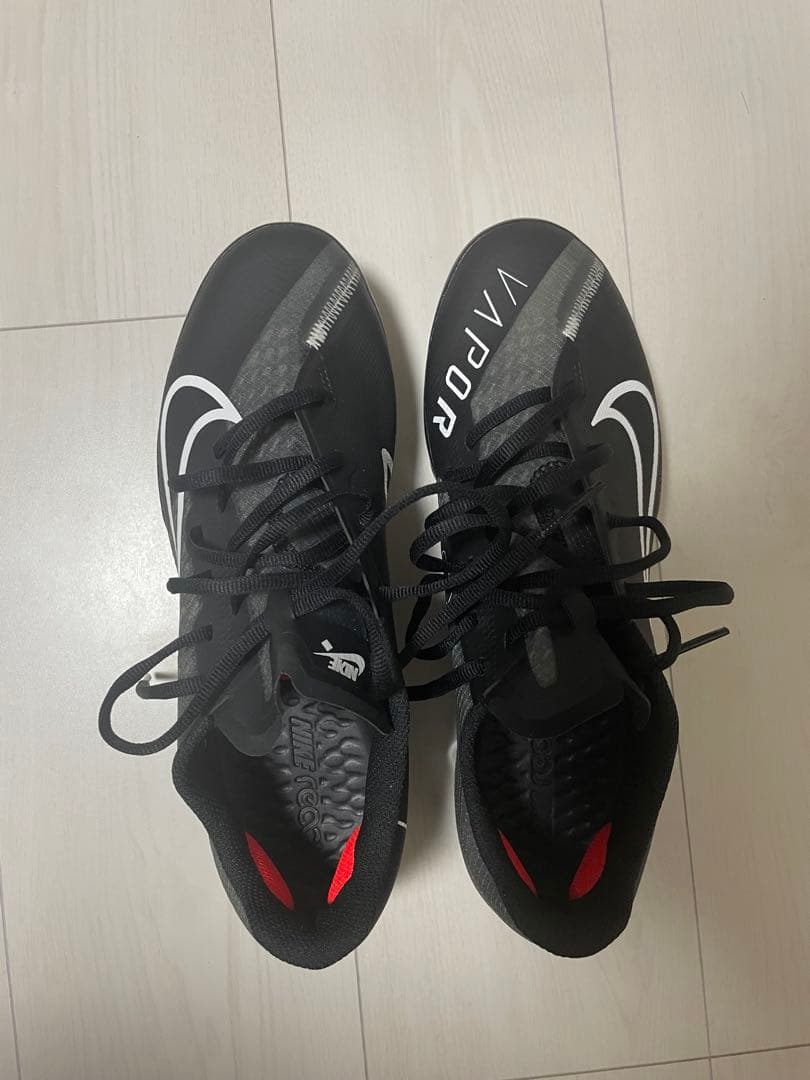 Nike Vapor スパイクシューズ 黒/グレー 26.0cm