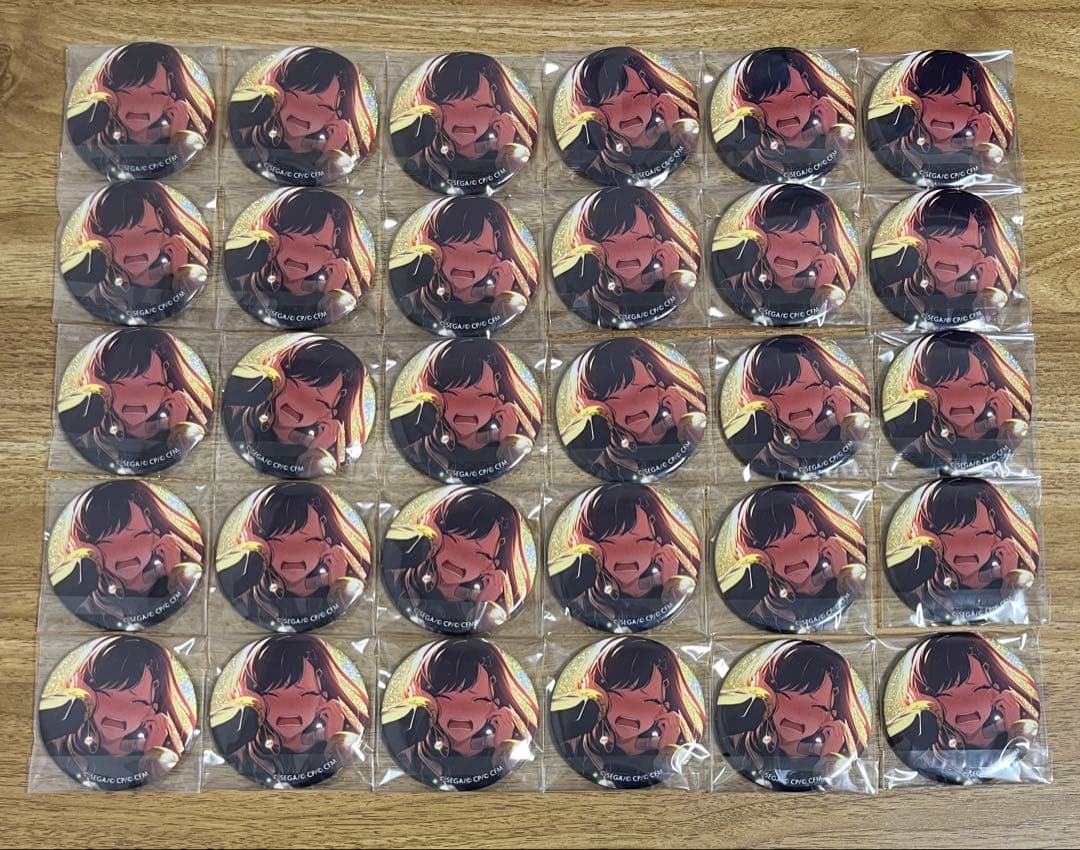 プロセカ　グリッター缶バッジ　vol.29 A 白石杏