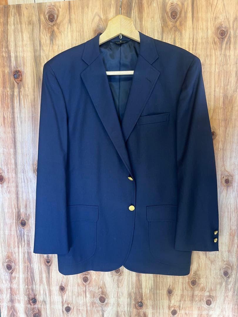 黒*ー様 Brooks Brothers ネイビー テーラードジャケット