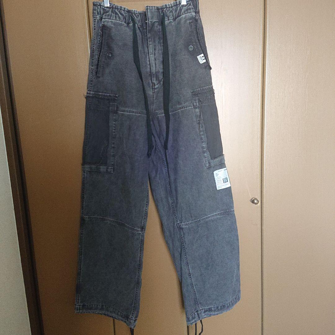 MIHARA YASUHIRO メゾンミハラヤスヒロ カーゴパンツ 44ブラック