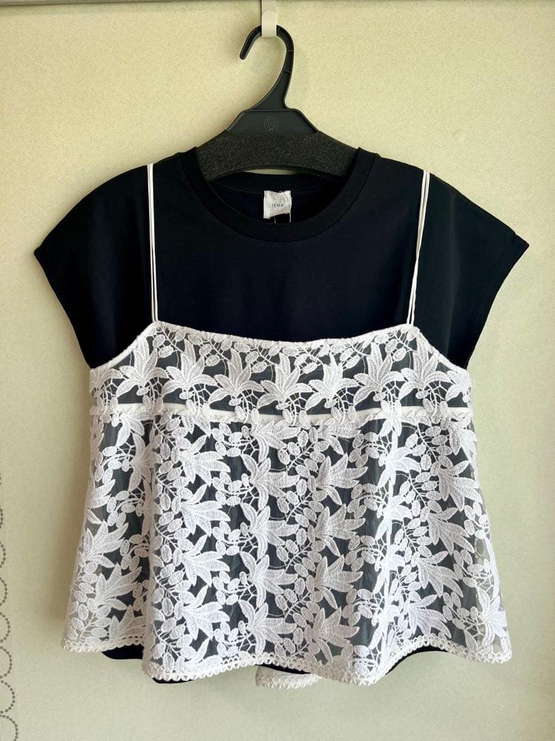 【未使用】IENAレースショートキャミソール