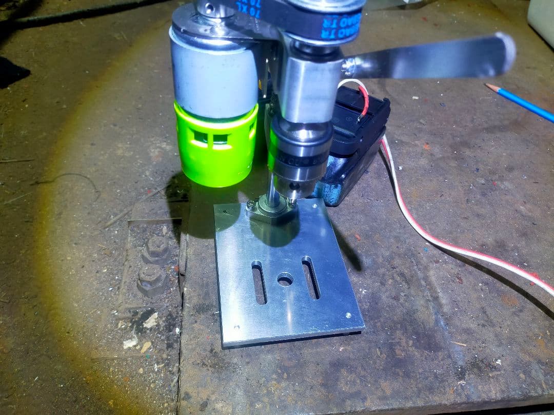 ミニボール盤　マキタバッテリー用アダプター付