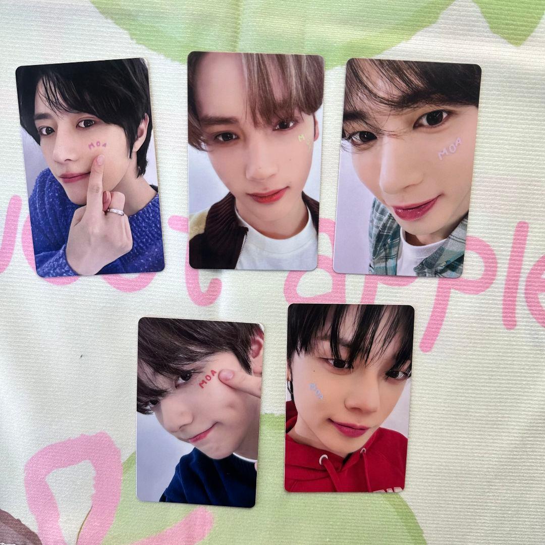 日本 TXT FC 特典 MOA ZONE ペンミ トレカ 5枚