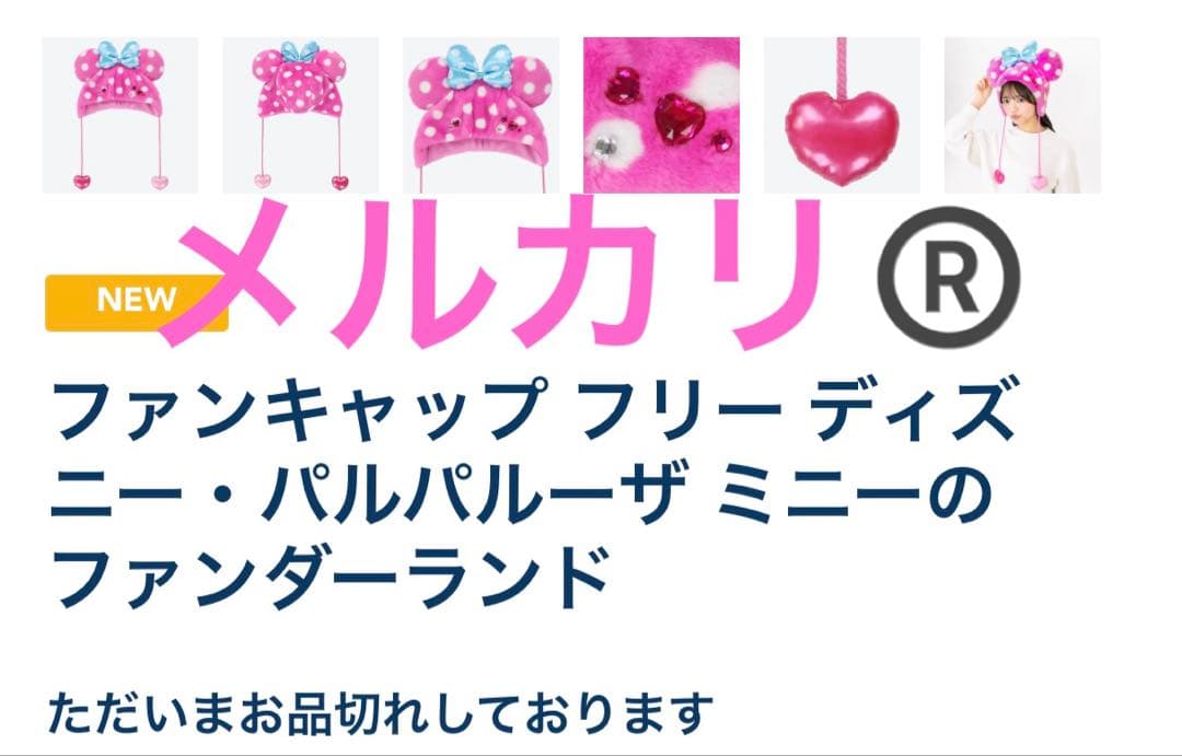 ディズニー・パルパルーザ ミニーのファンダーランド 3点【匿名発送】