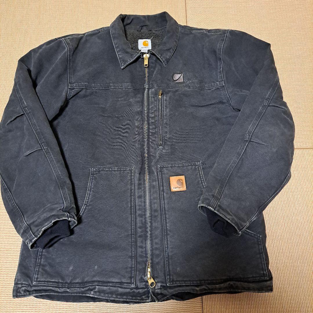 あ*様様 Carhartt ダック フェード ブラック カバーオール ジャケット