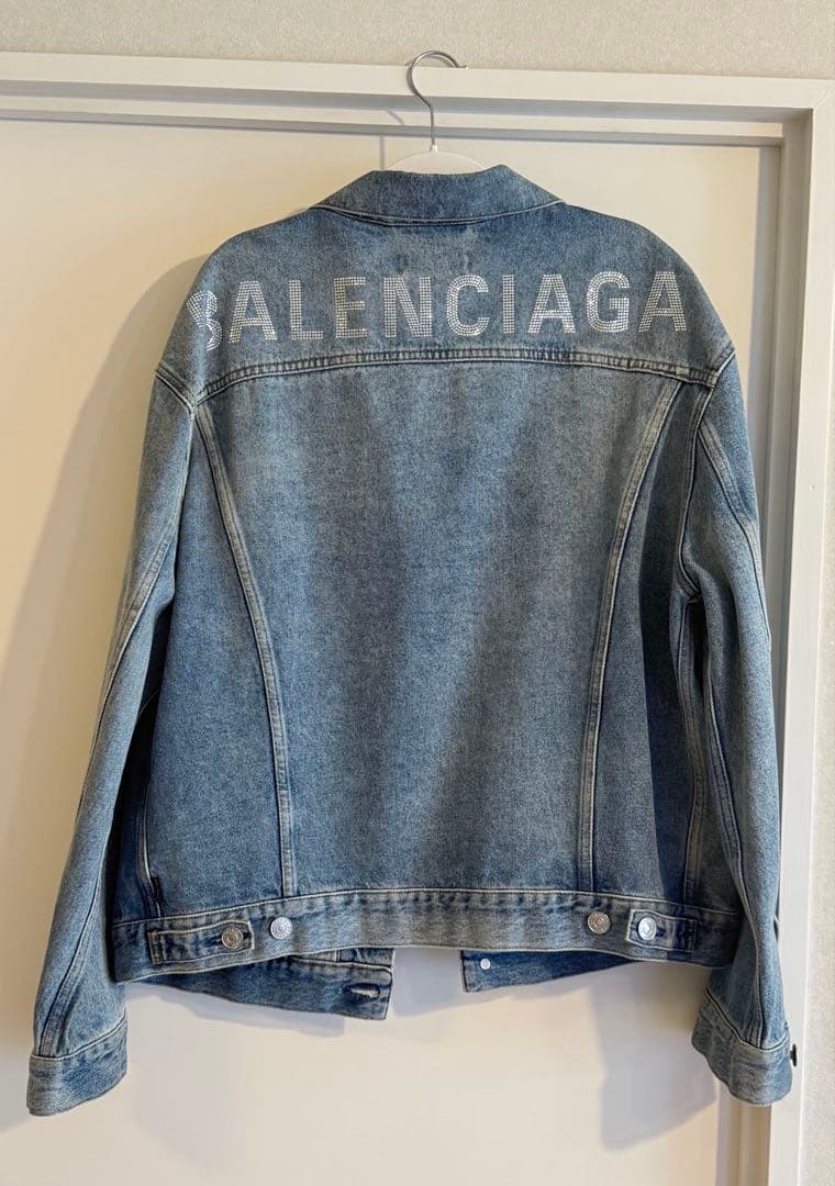 BALENCIAGA デニムジャケット キラキラ