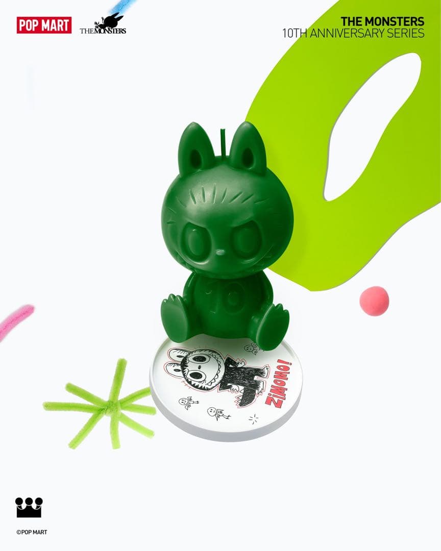 Labubu キャンドル　zimomo mokoko 2点セット