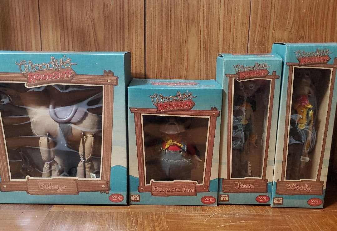 レア! ヤングエポック社～トイストーリー ラウンドアップ　セピアカラー４体セット