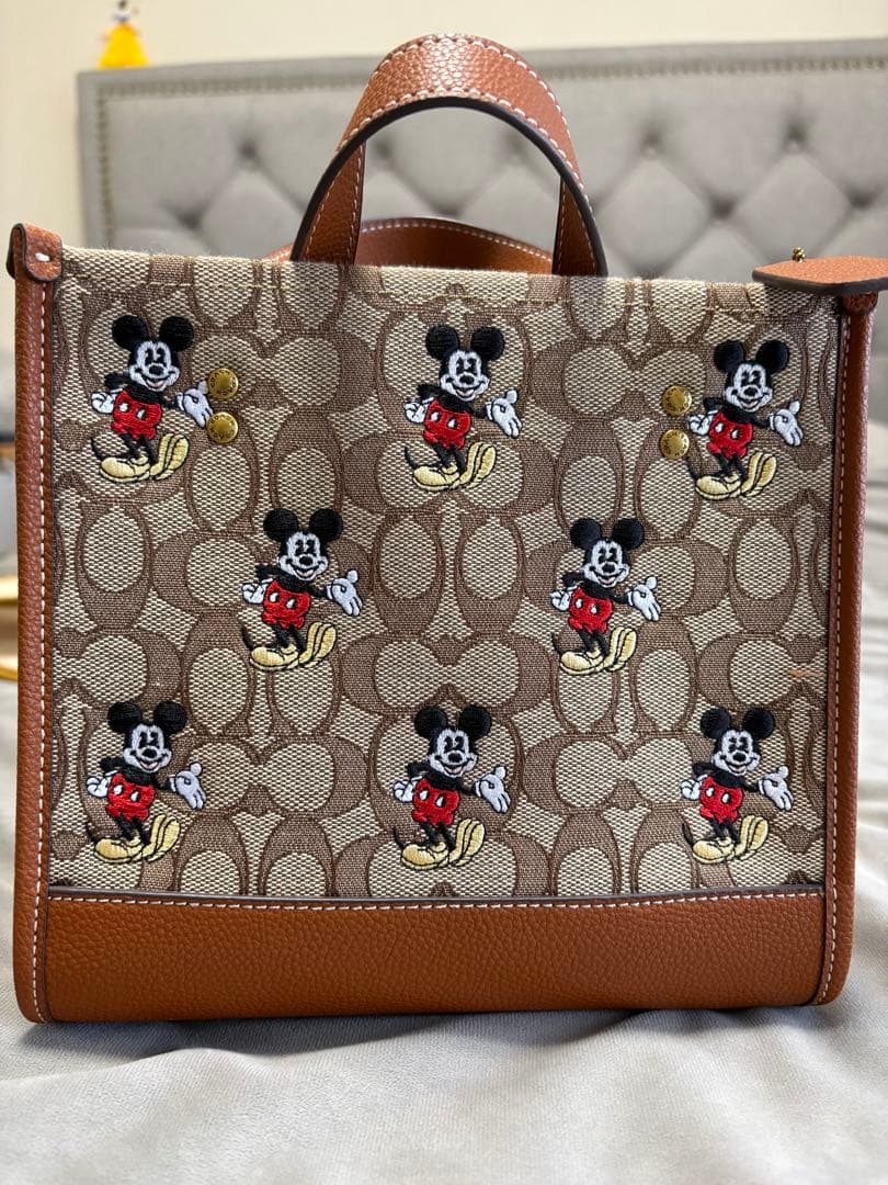 COACH ミッキーマウス トートバッグ
