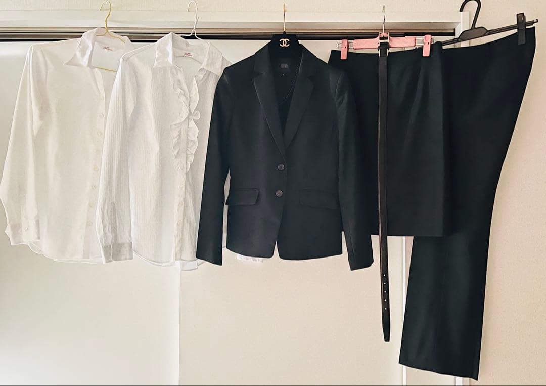 美品☆ViVi×はるやま＊スーツ6点☆スカート・パンツ・ブラウス2枚ベルト 就活