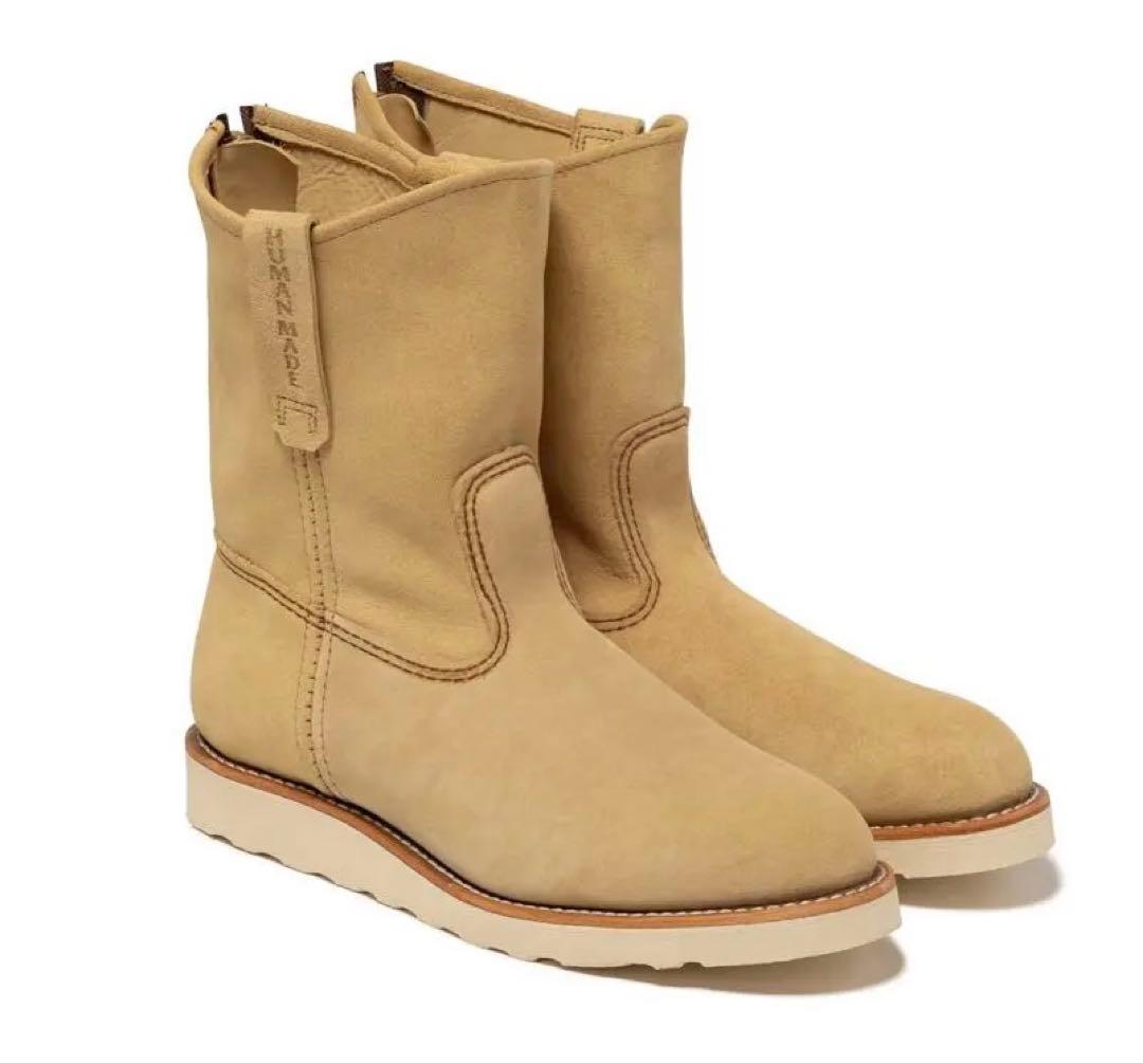 HUMAN MADE x RED WING ベージュブーツ　23㎝　値下げ不可