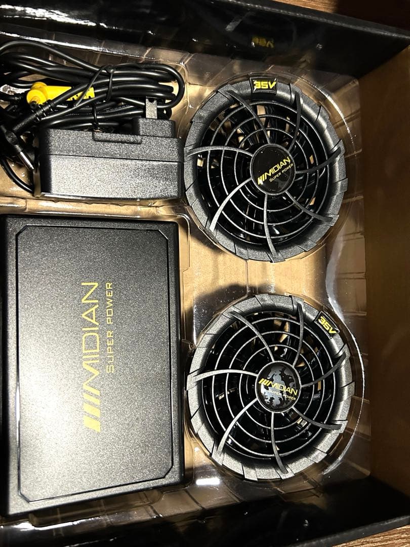 新品未使用 空調服セット Lサイズ 35V 3000mAh