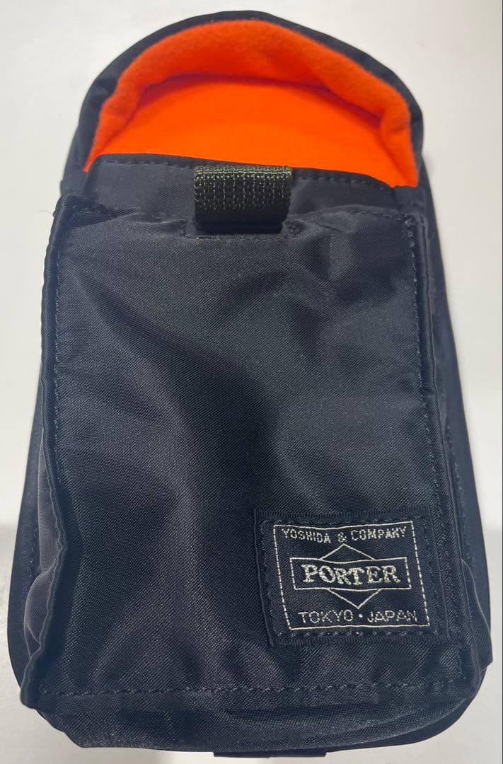 PORTER EXCHANGE GPS HOLDER黒/オレンジ