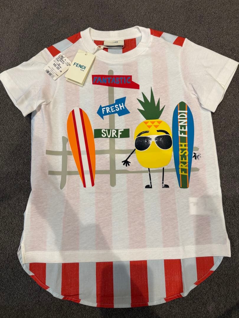 FENDI KIDS パイナップルTシャツ 4A 新品未使用品