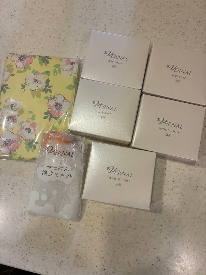 VERNAL アンクソープ90g3個センシティブザイフ90g2個セット