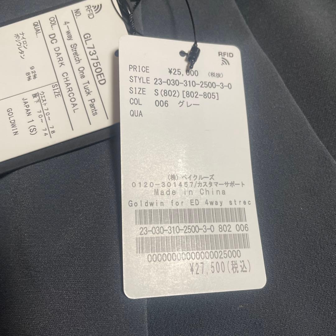 ク*ー様 新品　GOLDWIN 4way stretch one tuck pa