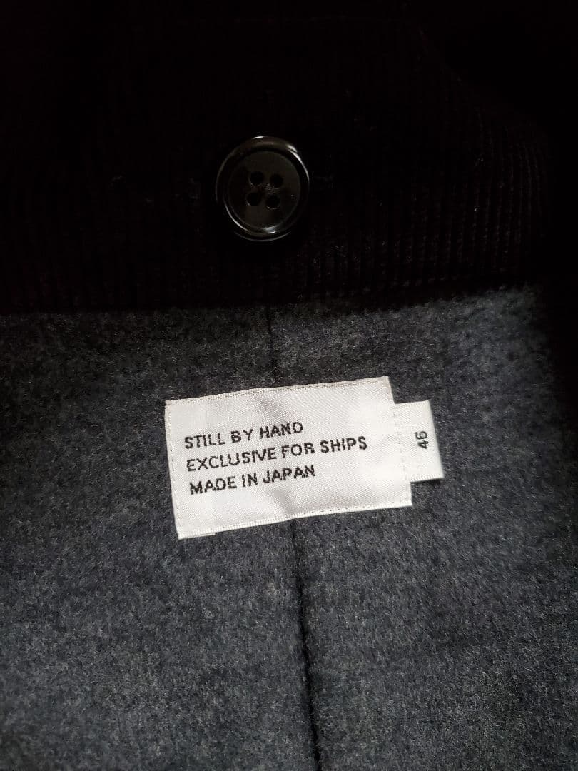 【別注】STILL BY HANDフード付きM65コート46ネイビー