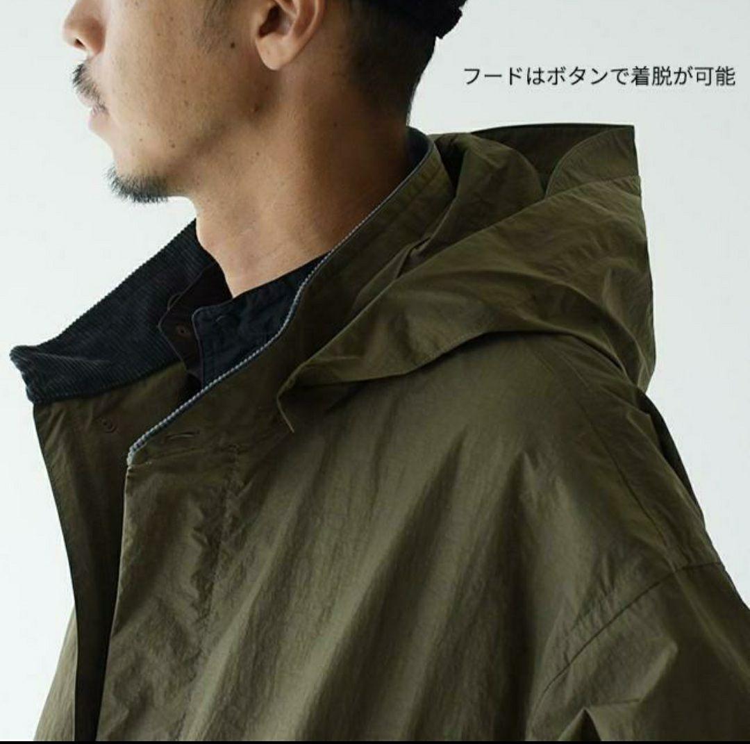 【別注】STILL BY HANDフード付きM65コート46ネイビー