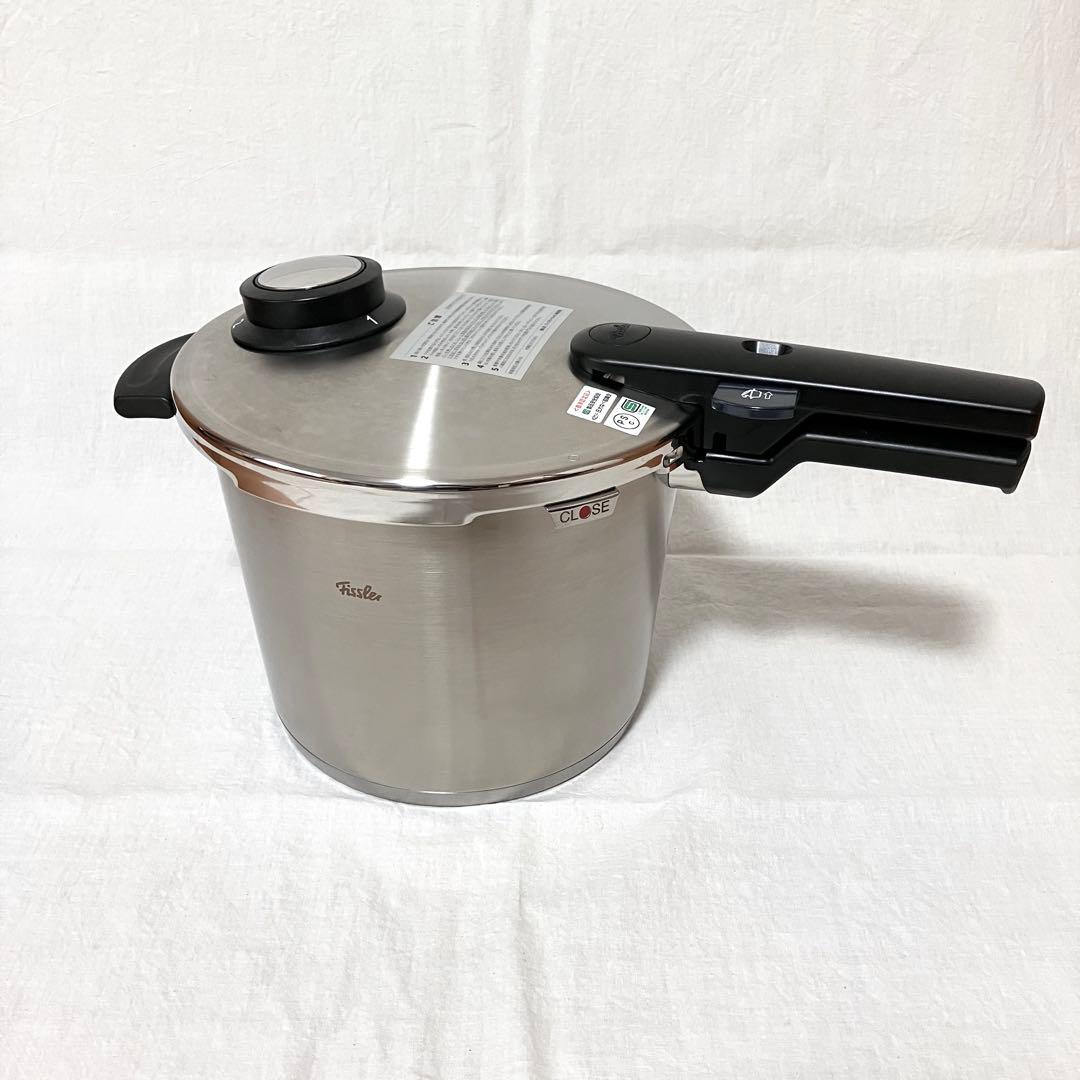 フィスラー　圧力鍋　コンフォート　6L　ガス　IH対応　大容量　Fissler