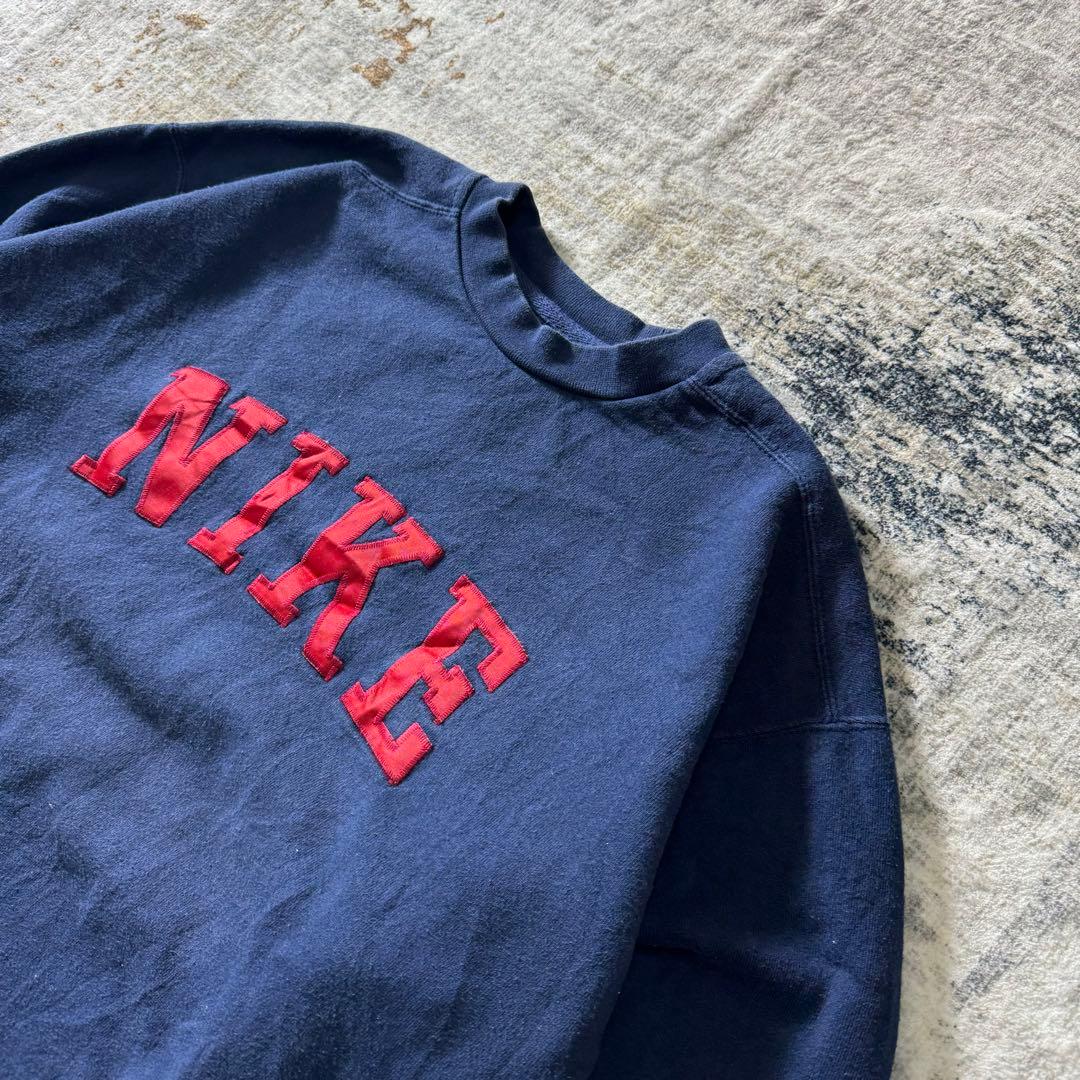 90s NIKE ナイキ スウェット ネイビー ヴィンテージ オールド 90年代
