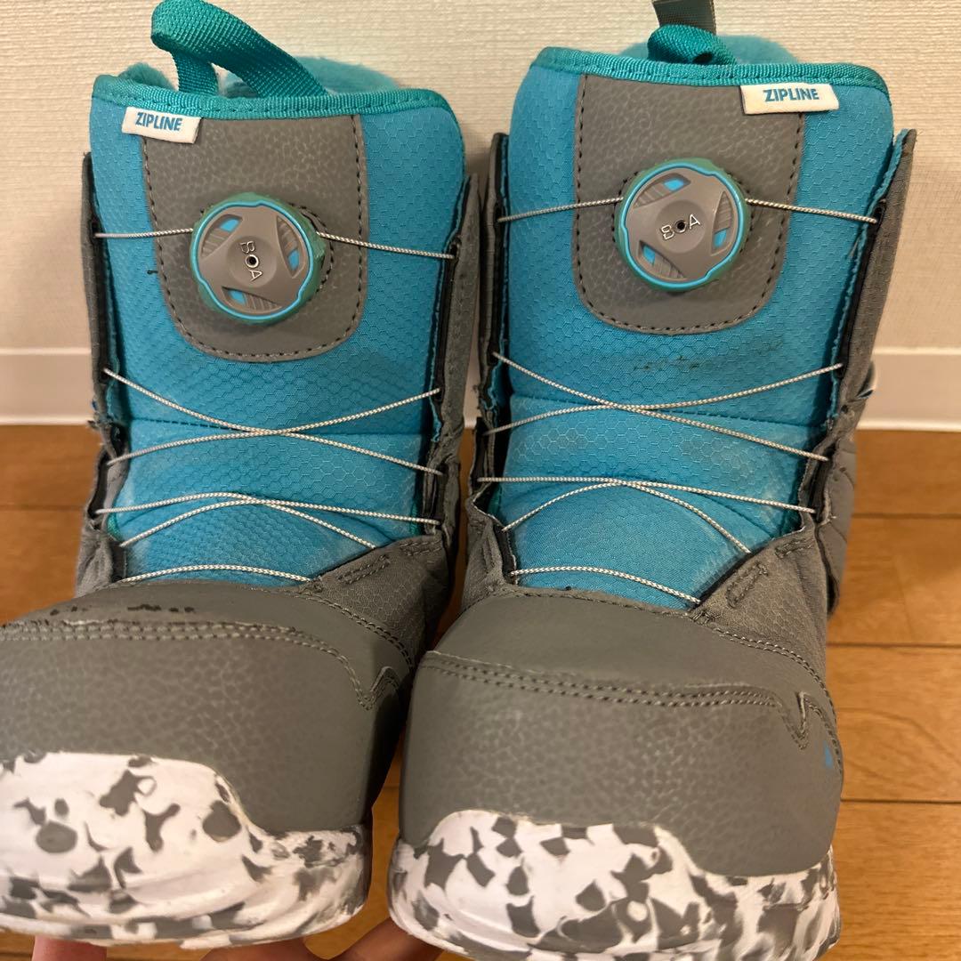 ZIPLINE BOAシステム 子ども用スノーボードブーツ25cm