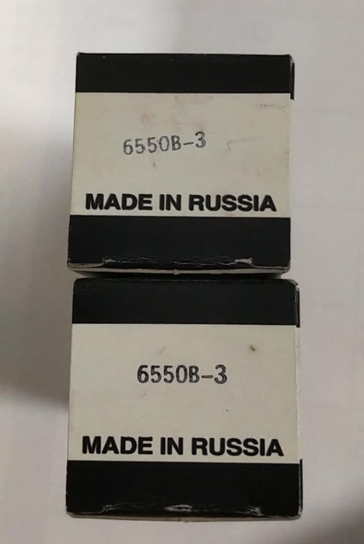 真空管 6550B 出力管　SVETLANA 製品 2本