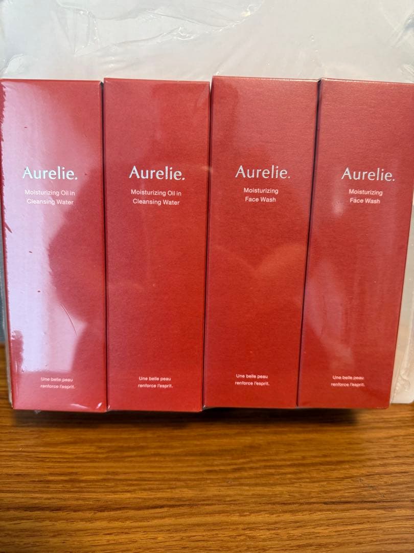 Aurelie クレンジングウォーター　フェイスウォッシュ 4本セット