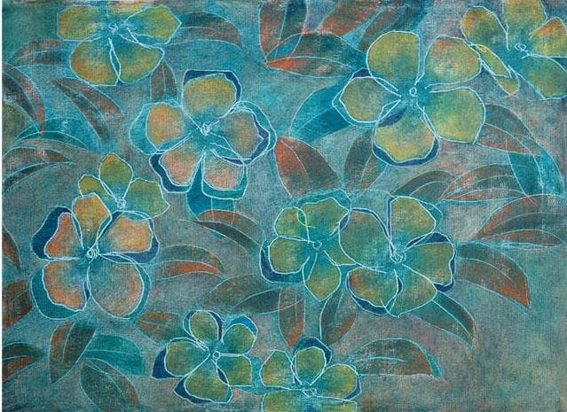 油絵 菅家令子 絵 絵画 インテリア F4-091716 花