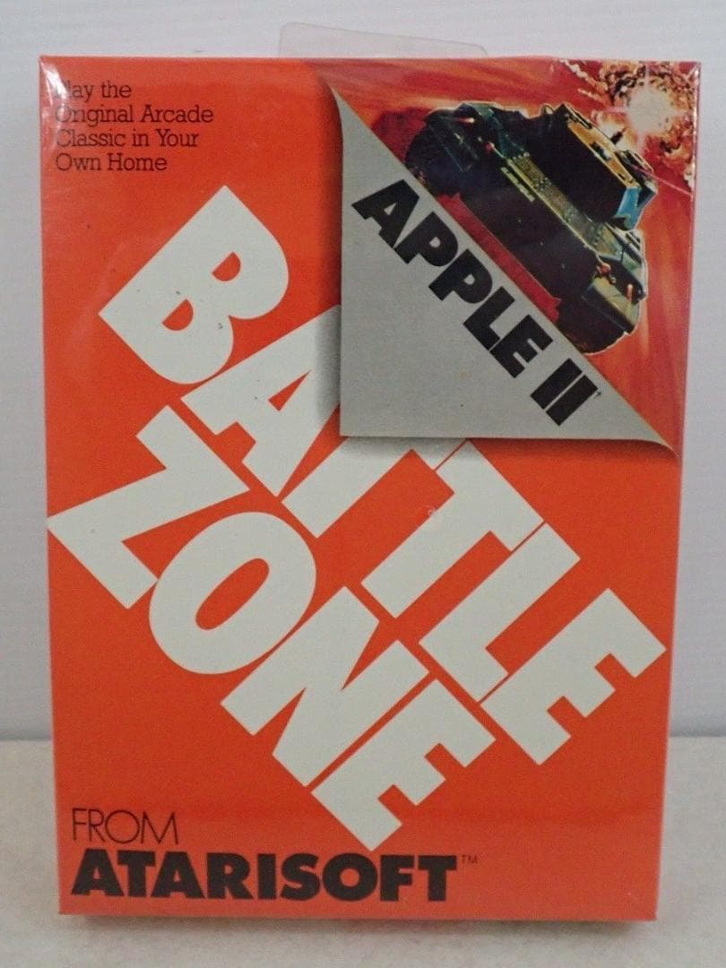 未開封 Apple II 5インチFD バトルゾーン BATTLE ZONE