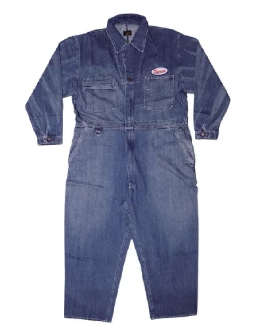 SAPEur 浜田雅功展 空を横切る飛行機雲 デニムツナギ Ｍサイズ