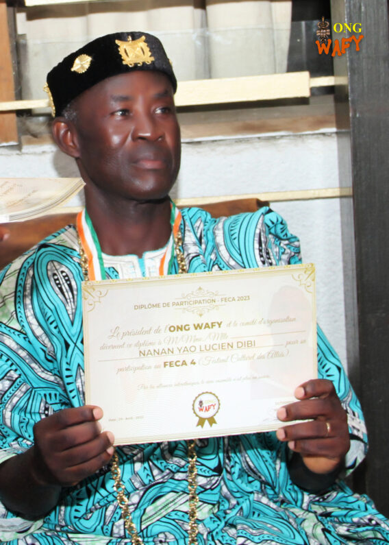 Chef distingué par l’ONG WAFY