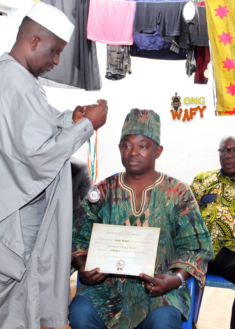Remise de distinction